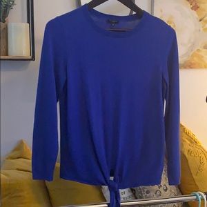 Talbots Petites Small Blue Long sleeve Blouse